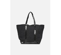 Sacs à main Vanessa Bruno Cabas L Porte Epaule Zippe En Lin Et Paillettes N pour Sacs T.U Noir
