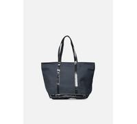 Sacs à main Vanessa Bruno Cabas L Zippé Porté Epaule Toile et Pail pour Sacs T.U Bleu