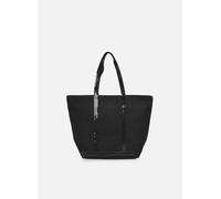 Sacs à main Vanessa Bruno Cabas L Zippé Porté Epaule Toile et Pail pour Sacs T.U Noir