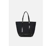 Sacs à main Vanessa Bruno Cabas M Zippe Coton pour Sacs T.U Bleu