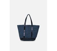 Sacs à main Vanessa Bruno Cabas M Zippe Lin pour Sacs T.U Bleu