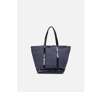 Sacs à main Vanessa Bruno Cabas M Zippe Lin pour Sacs T.U Bleu