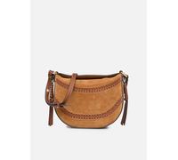 Sacs à main Vanessa Bruno Mini Daily Bag En Suede Et Details Cuir Tresse pour Sacs T.U Marron