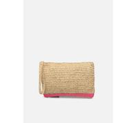 Sacs à main Vanessa Bruno Pochette Plate Zippee Raphia Et Paillettes pour Sacs T.U Beige