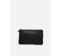 Sacs à main Zadig & Voltaire ANGEL POUCH GRAINED LEATHER pour Sacs T.U Noir