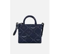 Zadig & Voltaire – Sac Femme Angel Tote XS Denim Monogram Bleu Taille ONE Size