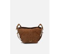 Sacs à main Zadig & Voltaire Baby Jane Western Suede pour T.U Marron