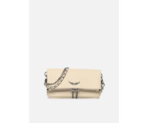 Sacs à main Zadig & Voltaire ROCK NANO GRAINED LEATHER pour T.U Blanc