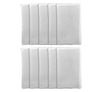 Sacs à média d'aquarium 10 Pièces Filet de Maintien Immergé avec Fermeture | Filets de filtration à médias Pour Anneaux Céramique, Charbon Actif, Aquariums, Bassins,