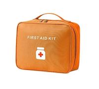 Sacs à Médicaments Vides, étanches Sac D'Urgence, Sac De Rangement Pour Boîtes à Médicaments, Trousse De Secours Pour Kits D'Urgence, Pour Maison, Camping, Voyage Et Randonnée, Orange