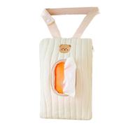 Sacs à mouchoirs réutilisables | Sac à lingettes portable suspendu pour bébé, fille, garçon, extérieur et voyage | Récipients en tissu rechargeables pour poussette, protection contre la poussière