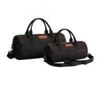 Sacs à Outils Multifonctions 2PCS Trousse a Outils Vide Toile Sacoche Outils avec Fermeture Éclair Bandoulière Petite Pochette Outils pour Piquets Pinces, Clés, Tournevis et Bricolage