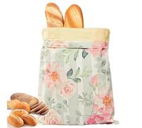 Sacs À Pain Premium - 100% Coton & Cire D'abeille, 12x17inch Sac À Pain En Cire D'abeille, Réutilisables, Reste Frais Jusqu'À 3 Fois Plus Longtemps, Accueille Parfaitement Vos Pâtisseries (1pc,A)