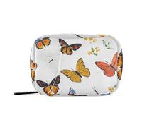Sacs à pilules blanches de dessin animé de voyage avec compartiments amovibles, organiseur portable de pilules 3 fois par jour pour sac à main