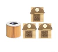 Sacs à poussière de rechange compatibles avec les aspirateurs WD2 250 WD2250 A2004 A2054, sacs filtrants en papier multicouches pour une meilleure capture de la poussière et un air intérieur plus