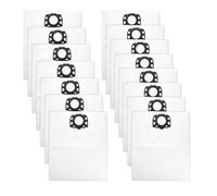 Sacs à poussière de remplacement KFI487, 15 pièces, compatibles avec Karcher,2.863 - 006.0 WD4 WD5 WD6 WD5P WD6P MV4 MV5 MV6, aspirateur sec et humide