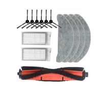 Sacs à poussière en tissu de vadrouille, brosse principale, brosse latérale, filtre HEPA, Compatible avec ROIDMI EVE Plus les pièces de rechange for aspirateur (Color : As shown r)