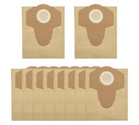 Sacs à poussière for aspirateur 20L et 30L, compatibles avec les modèles Einhell BT-VC1250S / BT-VC1250 / TC-VC 18/20 Li S-Solo, accessoires for aspirateurs eau et poussière(10 PCS)