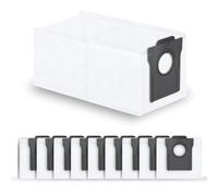 INF Dreame L10s Pro Ultra Lot de 10 sacs d'aspirateur compatibles avec Dreame L10s Pro Ultra Blanc ABS x tissu non tissé 3,2 l Montage facile et absorption fiable de la poussière
