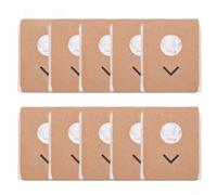 Sacs à poussière pour aspirateur sans fil Eureka Stylus et Elite NEC490BL 3L, lot de 4 ou 10 avec grande capacité de débris et couches de filtration améliorées (lot de 10)