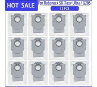 Sacs à poussière pour l'aspirateur Roborock S8 MaxV / Ultra G20s (paquet de 12)