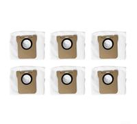 Sacs à poussière réutilisables pour robot aspirateur Xiaomi S10+ S20+ | Compatible avec S10+/S20+, non-tissé PP réutilisable, joint étanche, résistant à la poussière, durable (6 pièces)