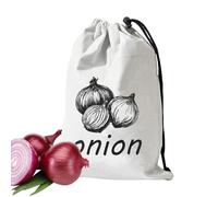 Sacs à produits réutilisables - Rangement pour ail, oignons, pommes de terre, grand sac réutilisable avec fermeture éclair latérale, organiseur de cuisine lavable pour garde-manger, épicerie, fruits à