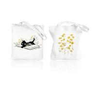 Sacs À Provisions En Toile 2 Pièces Pour Chat - Petit Sac Cadeau Pour Femmes