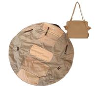 Sacs à provisions - Portable Shopper Sac,Sac de Rangement Pliable pour Voyage Jour Déménagement Fitness Leçon Foire Camping Supermarché Extérieur, Kaki, verwijzen naar de beschrijving