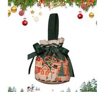 Sacs à Surprises de Noël,Sacs de Fêtes pour Cadeaux de Party, de Fêtes à Cordon | pour Snacks et Bonbons pour et Adultes, Salle de Classe et Remplissage de Bas de Noël