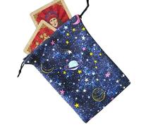 Sacs À Tarot Avec Cordon, Trousse de Voyage en Tissu pour Cartes Tarot, Étui Souple de Stockage pour Cartes Oracle Destiné aux Passionnés Magiciens Grand Public