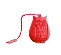 Sacs à thé réutilisables en silicone avec longue corde Chouette mignonne Feuilles en vrac Passoire à œuf pour tasses à thé Tasses Théière Accessoires