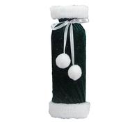 Sacs à vin de Noël - Housse pour bouteille de vin de Noël, housse de bouteille de vin, housse décorative réutilisable, housse réutilisable en velours, accessoires de vin décoratifs pour bouteilles de