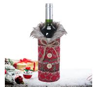 Sacs à Vin de Noël,Protection Décorative Multifonction - Étui pour Bouteille de Vin Festif - Pour Famille Amis Fêtes - Salon Cuisine Bar Maison Magasin Déco