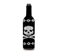 Sacs à vin tricotés citrouille crâne araignées manchon de bouteille Halloween couverture de bouteille de vin sorcière citrouille maisons décor sacs sorcière décoration décoratif