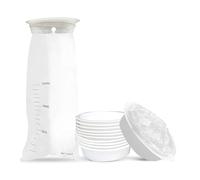 Sacs à Vomir Jetables 1500ml, 10 Pièces, Résistants aux Fuites, Compact et Portable - Grande Capacité, Utilisation Unique, Idéal pour Grossesse et Voyages