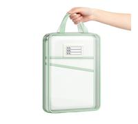 Sacs À Zip En Filet,Pochette de classement A4 réutilisable portable en L,Pochette De Rangement Pour Fournitures | Pour Papier Lettres Bureau École Jeux De Société Voyage Maison Devoirs Projet