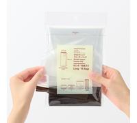 Sacs alimentaires et congélation à double fermeture - Longs formats, lot de 16 One Colour Maison/Art de la table/Rangements et conteneurs