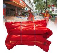 Sacs anti-inondation, barrière anti-huile en PVC, barrage flottant de confinement d'huile en PVC de 10 m, protection des eaux de rivière et de lac, prévention de la pollution, installation ,0.35*10M