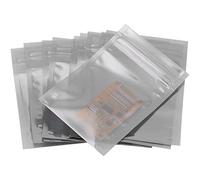 Sacs antistatiques, sacs Esd, 100 Pcs/Lot sac de rangement antistatique pochette refermable à fermeture à glissière pour composants électroniques(6,5 * 12 cm)