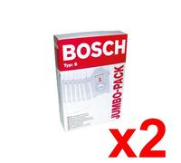 8 sacs aspirateur BHZ4AF1 BOSCH Type S