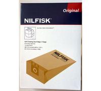 Sacs aspirateur - NILFISK - 822 229 00 - 5 Sacs - Conçu pour aspirateur - Collecte des poussières par sac