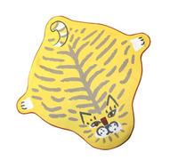 Sacs autocollants en tissu - Pochette de protection pour cosmétiques | Lavable et réutilisable - Motif tigre athlétique pour tablettes, boîte à déjeuner, filles et femmes, voyage à la maison