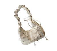 Sacs avec Ceinture Amovible pour Tenue de Printemps, Khaki | à main sous les bras en Polyester avec de cadre, tenue de printemps permanente fine pour le transport