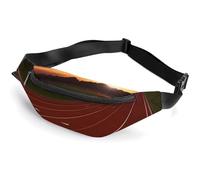 Sacs banane à bandoulière pour tous les endroits - Sac à bandoulière imprimé sur piste de course à pied - Pour voyage, randonnée, course à pied, 36 x 15 cm, Style :, 36*15cm, Sacs banane