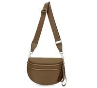 Sacs banane pour femme à bandoulière, 2025 tendance à carreaux/en nylon solide, imperméable, ajustable, grand sac banane pour maman pour voyage quotidien, caramel, Tendance