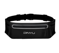 Sacs Banane Running, Ceinture Running Smartphone, Ceinture de Course à Pied Étanche, Fitness Belt Bag Réglable avec Bande Réfléchissante pour Femme, Homme, Jogging, Gym (Noir)