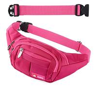 Sacs Banane Ville Running Sacs Bananes de Randonnée Homme Femme, Sacs à Dos de Randonnée Sacs de Sport Vélo, Etuis pour Couteaux et Outils de Randonnée Roserouge-Prolonger