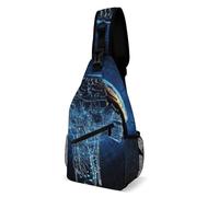 Sacs Bandoulière Artificial Intelligence Brain Sacoche Bandouliere Sport Sling Bag Casual Crossbody Pour Randonnée Cyclisme Camping