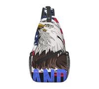 Sacs Bandoulière Let's Go Brandon Bald EA Gle Flag Sacoche Bandouliere Élégant Sac Bandouliere Léger Crossbody pour Voyager Randonnée Camping